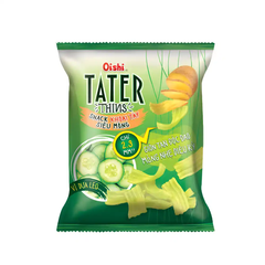 Snack khoai tây siêu mỏng Oishi vị dưa leo gói 68g