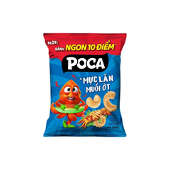 Snack Poca vị mực lăn muối ớt gói 32g