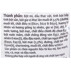 Snack Poca vị mực lăn muối ớt gói 32g