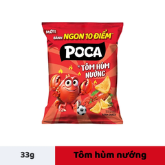 Snack Poca vị tôm hùm nướng gói 32g