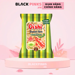 Snack tôm muối ớt xanh Oishi gói 34g
