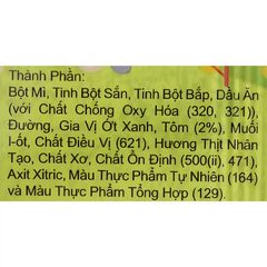 Snack tôm muối ớt xanh Oishi gói 34g