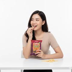 Snack tôm Oishi vị mực nướng muối ớt gói 68g