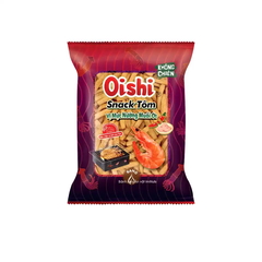 Snack tôm Oishi vị mực nướng muối ớt gói 68g