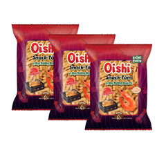 Snack tôm Oishi vị mực nướng muối ớt gói 68g