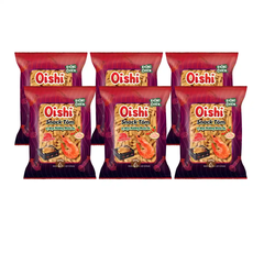 Snack tôm Oishi vị mực nướng muối ớt gói 68g