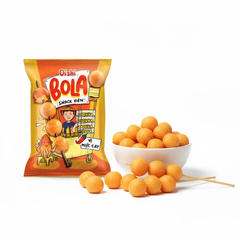 Snack viên Oishi Bola vị mực cay gói 34g