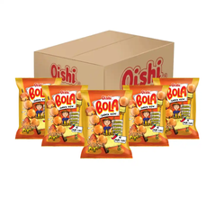 Snack viên Oishi Bola vị mực cay gói 34g