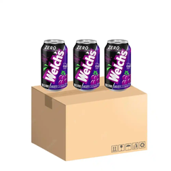 Soda zero Welch's Hàn Quốc vị cam/nho lon 355ml