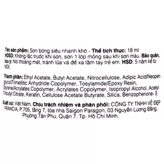 Sơn bóng Felina siêu nhanh khô CB007 18ml