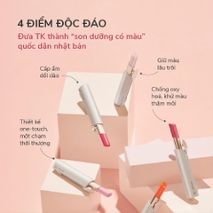 Son bóng Menard TK màu hồng mẫu đơn A130/hồng thanh tú A300/cam đào A200/đỏ quyến rũ A36 3.2g