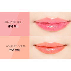 Son dưỡng B.O.M 02 Pure Red - Đỏ tự nhiên /Coral - Cam tự nhiên 4.5g