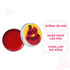 Son dưỡng BareSoul có màu cho môi & má màu đỏ rượu 10g