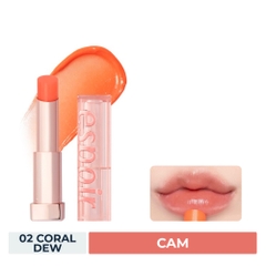 Son dưỡng có màu Espoir 02 Coral Dew - Cam /03 Cranberry - Đỏ cam 4.5g