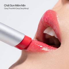 Son dưỡng có màu Glamrr Q thuần chay 00 Cam san hô /01 Đỏ gạch /02 Cam chilli /03 Hồng baby /04 Cam đào /05 Đỏ vang 4.5g