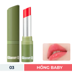 Son dưỡng có màu Glamrr Q thuần chay 00 Cam san hô /01 Đỏ gạch /02 Cam chilli /03 Hồng baby /04 Cam đào /05 Đỏ vang 4.5g