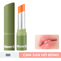 Son dưỡng có màu Glamrr Q thuần chay 00 Cam san hô /01 Đỏ gạch /02 Cam chilli /03 Hồng baby /04 Cam đào /05 Đỏ vang 4.5g