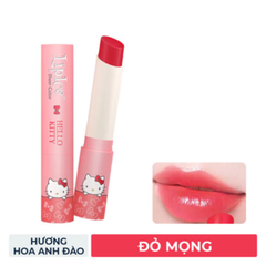 Son dưỡng LipIce Hello Kitty Red hương hoa anh đào, đỏ mọng/Ardent hương mochi dâu, hồng tự nhiên 2.4g