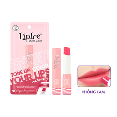 Son dưỡng LipIce hiệu chỉnh sắc môi màu Rose / Natural hương tinh khiết /Orange - Cam đào /Đỏ gạch /Hồng đất 2.4g