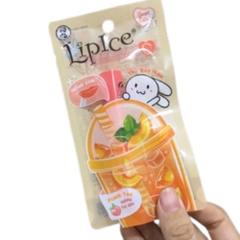 Son dưỡng LipIce thỏ bảy màu hương trà đào, hồng cam 2.4g