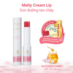 Son dưỡng môi Mentholatum Melty Cream Lip Mật ong /Không màu /Trà xanh 2.4g