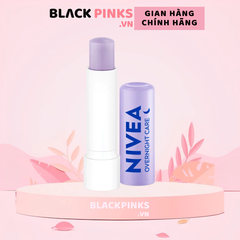 Son dưỡng môi Nivea ban đêm Lavender cấp ẩm phục hồi 4.8 g