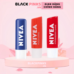 Son dưỡng môi Nivea chuyên sâu / hương đào /hương dâu 4.8g