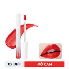 Son kem B.O.M #02 BFF - Đỏ cam/04 TMI - Đỏ chocolate 4g