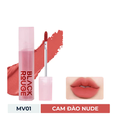Son kem Black Rouge MV01 Peach Pudding /MV02 Strawberry Mochi /MV04 Best Cinnamon /MV05 Dried Persimmon/MV06 Bean Jam 4g