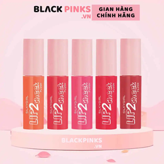 Son kem lì 2In1 Silkygirl 01 cam đào/02 hồng phấn/04 đỏ cherry/05 đỏ nâu 3.8ml