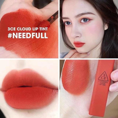 Son kem lì 3CE mịn nhẹ Peach Tease/Needful /Macaron Red/Immanence/Live A Little 4g