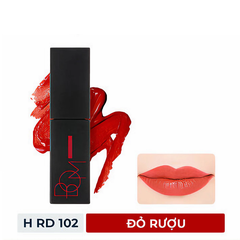 Son kem lì B.O.M #H RD 102 Vampire Red - đỏ rượu 8.5g