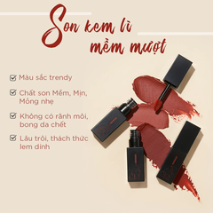 Son kem lì B.O.M #H RD 102 Vampire Red - đỏ rượu 8.5g