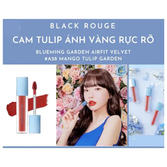Son kem lì Black Rouge A28 Mango Tulip - Cam tulip /A31 Dry Daisy - Đỏ nâu trầm 4.5g