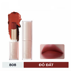Son lì B.O.M 802 My Cherry Red - Đỏ Cherry/808 My Warm Red - Đỏ đất (phiên bản giới hạn) 3.1g