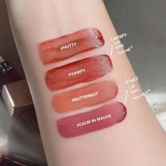 Son tint Espoir bóng lì 6 Nutty - Màu nâu đỏ đất/7 Vampy - Màu đỏ rượu 8.5g