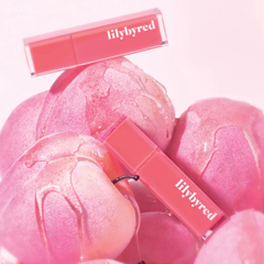 Son tint Lilybyred siêu lì 07 đỏ cherry/08 đỏ cam/09 cánh hồng khô/11 nâu cam sữa/12 đỏ gạch trầm 4g