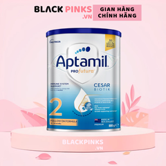Sữa bột Aptamil Profutuna Cesarbiotik New Zealand số 2 800g dành cho bé 12 - 24 tháng tuổi