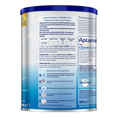 Sữa bột Aptamil Profutuna Cesarbiotik New Zealand số 2 800g dành cho bé 12 - 24 tháng tuổi