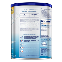 Sữa bột Aptamil Profutura KID Cesarbiotik New Zealand số 3 800g (2Y+)
