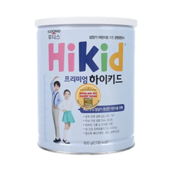 [TẶNG QUÀ] Sữa bột Hikid Premium Hàn Quốc 600g dành cho bé từ 1 - 9 tuổi
