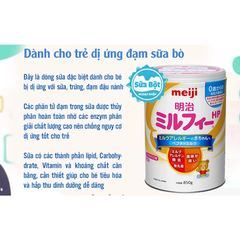 Sữa bột Meiji HP cho bé dị ứng đạm sữa bò 850g