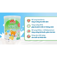 Sữa bột Morinaga Nhật Bản phát triển toàn diện cho bé