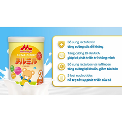 Sữa bột Morinaga Nhật Bản phát triển toàn diện cho bé