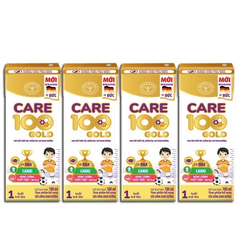 Sữa bột pha sẵn Care100 Gold+ 110ml/180ml (lốc 4 hộp)