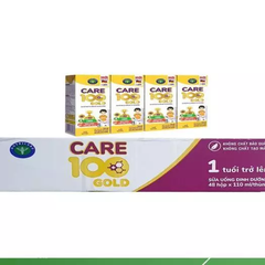 Sữa bột pha sẵn Care100 Gold+ 110ml/180ml (lốc 4 hộp)