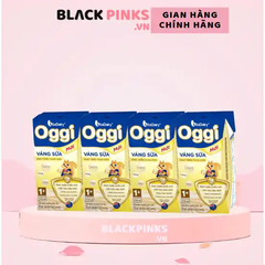 Sữa bột pha sẵn Oggi 1+ Váng sữa 110ml và 180ml (lốc 4 hộp)