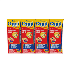 Sữa bột pha sẵn Oggi Suy Dinh Dưỡng Gold 110ml và 180ml (lốc 4 hộp)