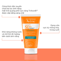 Sữa chống nắng Avène quang phổ rộng cho da dầu mụn 50ml