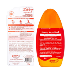 Sữa chống nắng Sunplay bảo vệ vượt trội SPF81 PA++++ 30g/70g